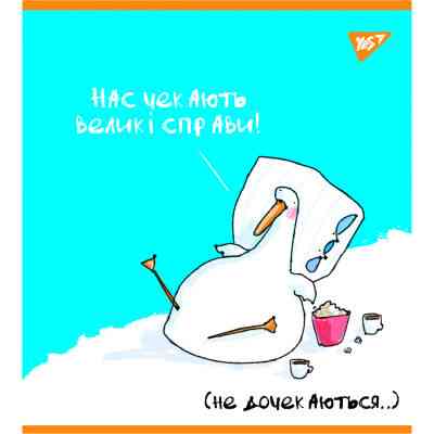 Зошит Yes А5 Гусь 48 аркушів клітинка (766869) Вінниця