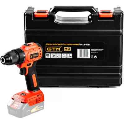 Шуруповерт GTM DS18/50BL, 18В, 50Нм, 2шв (без АКБ та ЗП) (DS18/50BL_BARE TOOL) Вінниця