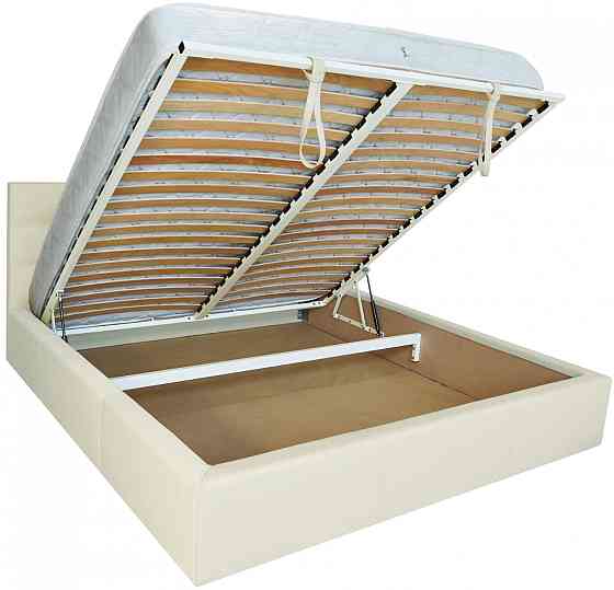 Кровать Двуспальная Chester Comfort 180 х 200 см Fly 2200 A1 С подъемным механизмом и нишей для белья Белый Киев