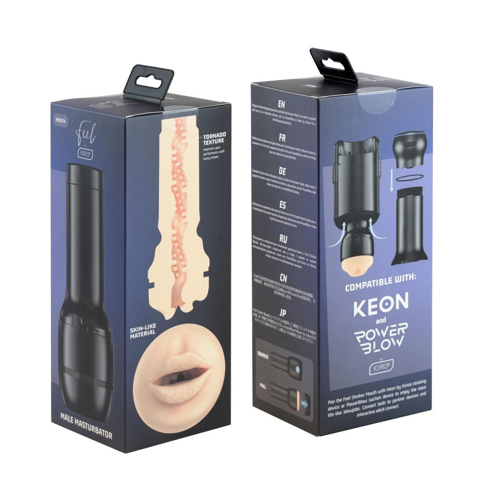 Мастурбатор-ротик Kiiroo Feel Mouth совместим с PowerBlow Sex Aura Киев - изображение 6