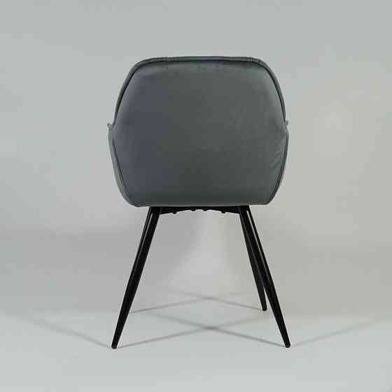 Стілець CHERRY VELVET чорний каркас/сірий BL.14 Київ