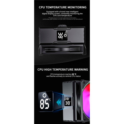 Кулер для процессора Gamemax Sigma 520 Digital BK Винница - изображение 5