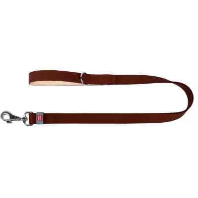 Повідець для собак WAUDOG Classic шкіряний Ш 14 мм Д 122 см коричневий (08136) Вінниця