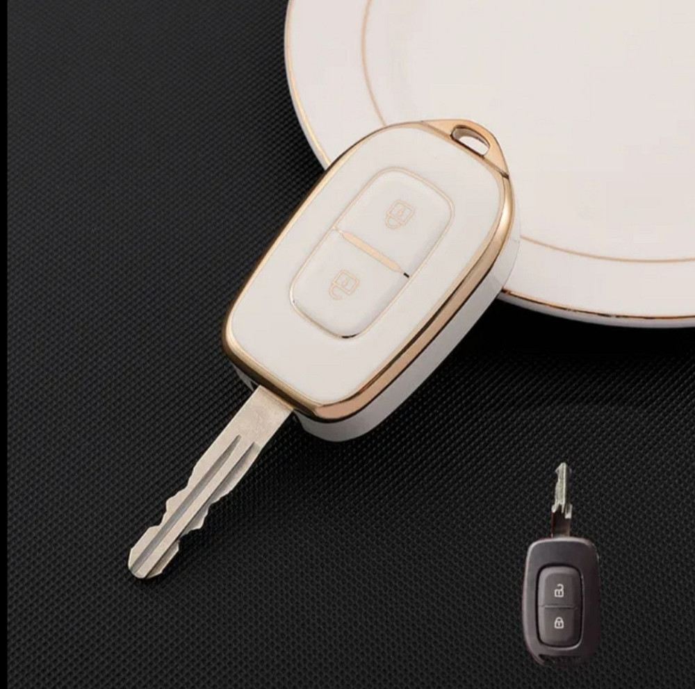 Захисний чохол для автомобільного ключа Renault Kwid Traffic Symbol for Dacia Sandero Logan Duster 2016-2018 Смела - изображение 2
