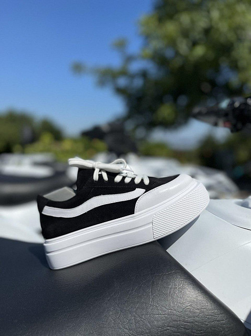 Кеди жіночі M.KRAFT 21605 чорні (весна-осінь, замша натуральна) (5397) 37 Коломыя - изображение 1