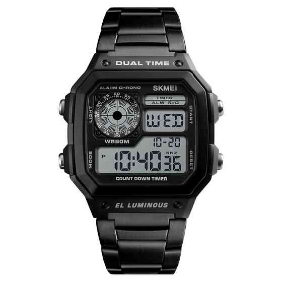 Чоловічий годинник Skmei 1335 Ripple Black Київ