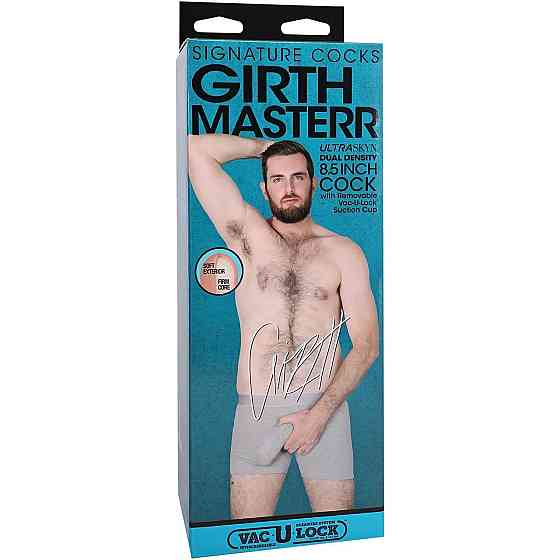 Фалоімітатор Doc Johnson Signature Cocks Girthmasterr 8.5 inch UltraSkyn (дірка в пакованні!!!) Sex Aura Київ