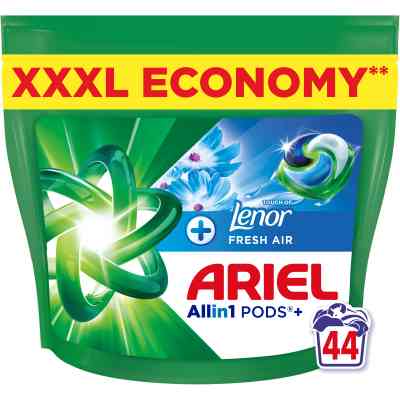 Капсули для прання Ariel Pods+ All-in-1 Touch of Lenor Дотик свіжого повітря Lenor 44 шт. (8700216765077) Вінниця