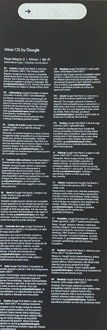 Нове ( з Європи) запаковане 
Смарт-годинник Google Pixel Watch 3 41 мм Matte Black / Obsidian Харків - фото 5