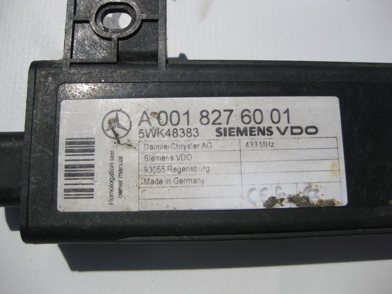 Mercedes-Benz  A0018276001 Антена контролю тиску шин GL X164 ML W164 S-Class W221 E-Class W211 CL C216 CLS C219 SL R230 R-Class W251 RDK Одесса - изображение 3