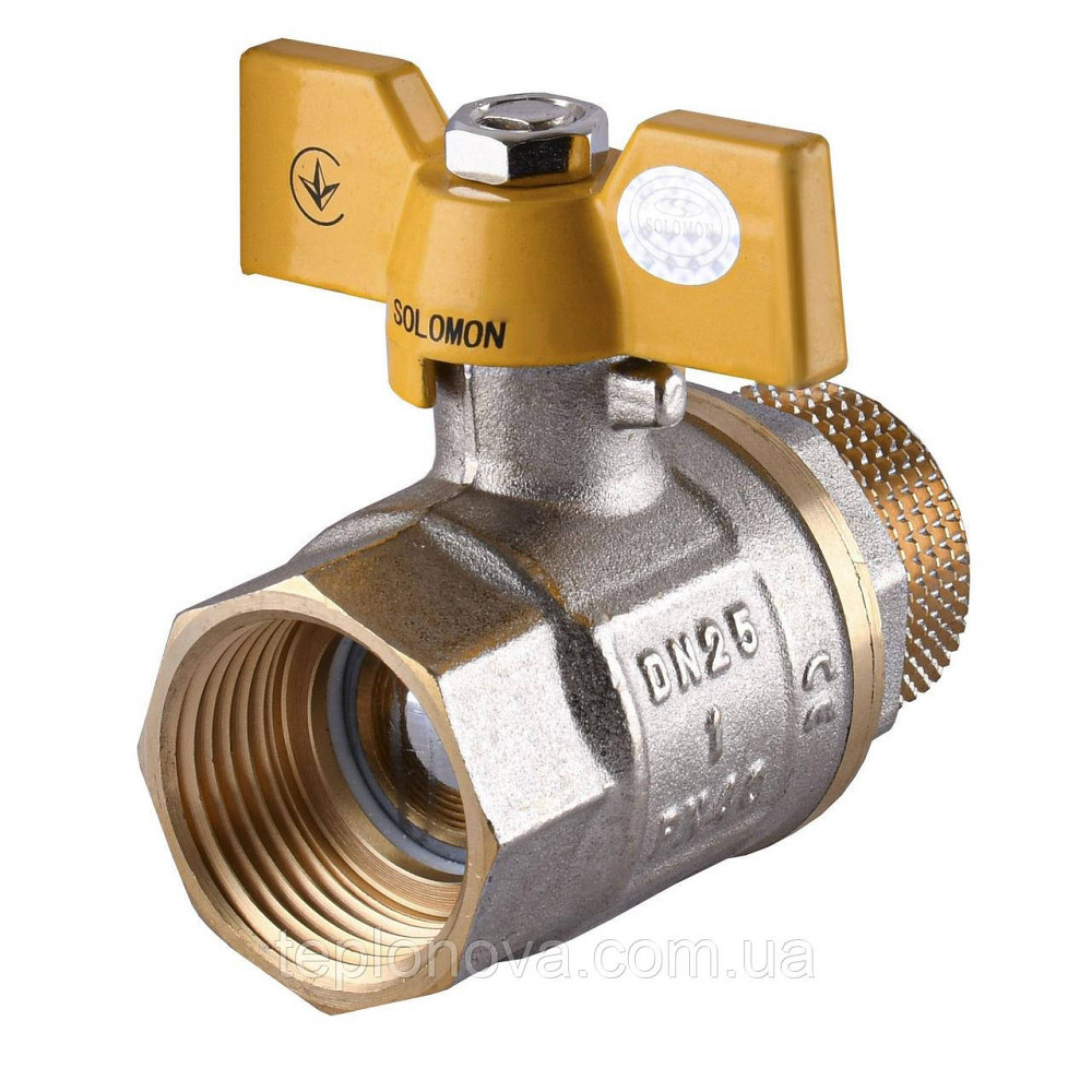 Кран шаровый прямой SOLOMON 1″ НВ ЖБ PN40 В1008 Черновцы - изображение 2