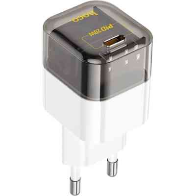 Зарядний пристрій HOCO C125A Transparent USB-C PD20W Transparent Black (6931474798336) Вінниця