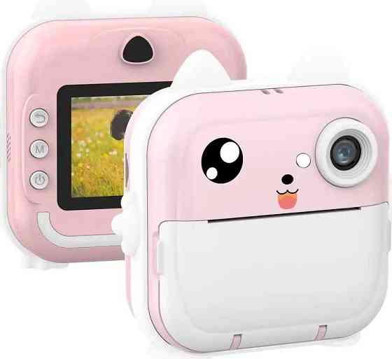 Фотоапарат із міні принтером Print Camera миттєвий друк котик. Київ