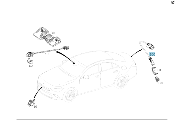 Mercedes-Benz  A2139004025 Задня камера C-Class W205 E-Class W213 C238 S-Class W222 C-Class W205 GLC X253 E-class W213 E-class Coupe C238 CLS Одеса