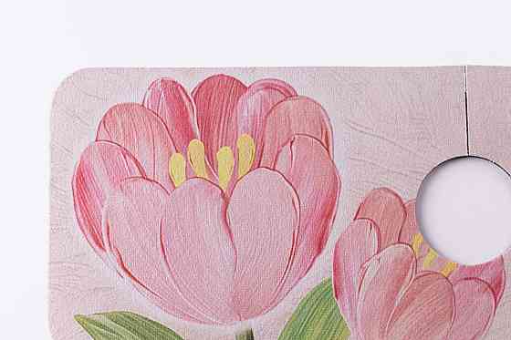 Влаговпитывающий коврик для раковины под кран из полиэстера 37,5*13 см HP-42-11P Киев