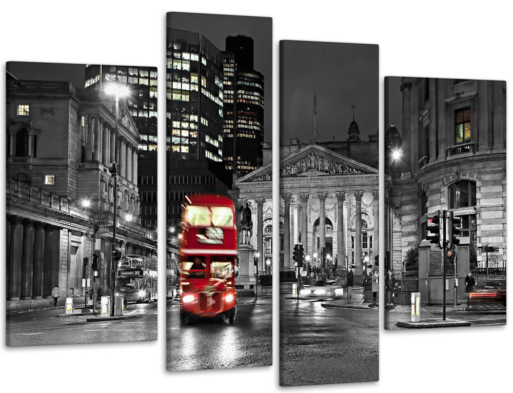 Модульна картина Нічний Лондон Art-68_4 Київ - фото 1