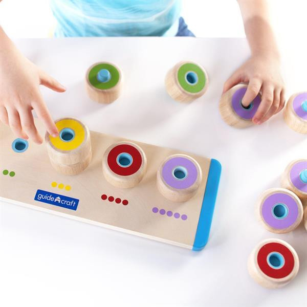 Набор для учета Guidecraft Manipulatives Логические столбики (G6736) Харьков - изображение 12