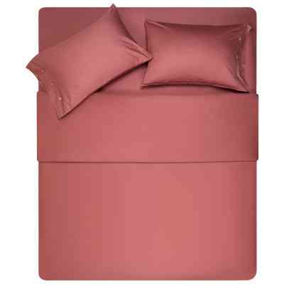 Простынь Ardesto Mix&Match 100% хлопок, сатин коричневый светлый 180х240 см (ART1824FSO) Винница