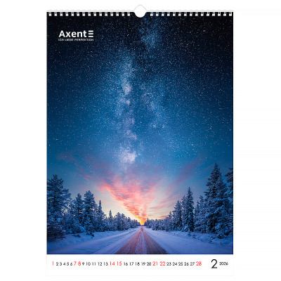 Календарь Axent настенный А3 2026 г.Landscapes (8804-26-1-A) Винница - изображение 9