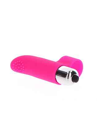 Вібратор на палець Tickle Pleaser рожевий, 8 х 2 см Sex Aura Київ