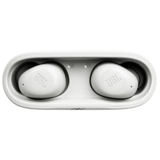 Наушники JBL Wave Buds TWS White, Bluetooth 5.3, ANC, 48 ч, IP54, 4 микрофона, JBL Pure Bass Киев