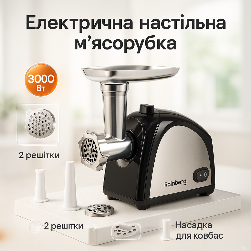 М'ясорубка з теркою для дерунів, Електрична універсальна м'ясорубка 'соковижималка для кухні IT-94 Львів - фото 10