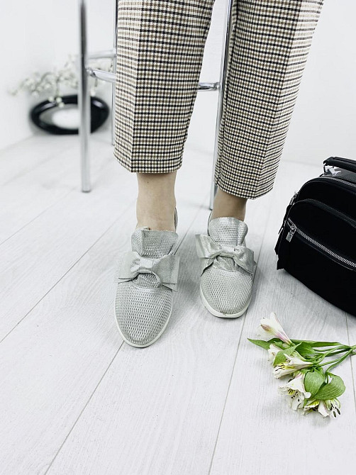 Sothby 's Сліпони жіночі Sothby 's K-378/3 срібні (весна-літо, шкіра натуральна) (3305) 36р.38р Коломыя - изображение 5