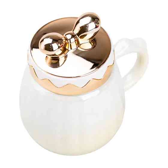 TS Kitchen Чашка порцелянова 500 мл із кришкою Жовта HP7194Y Киев