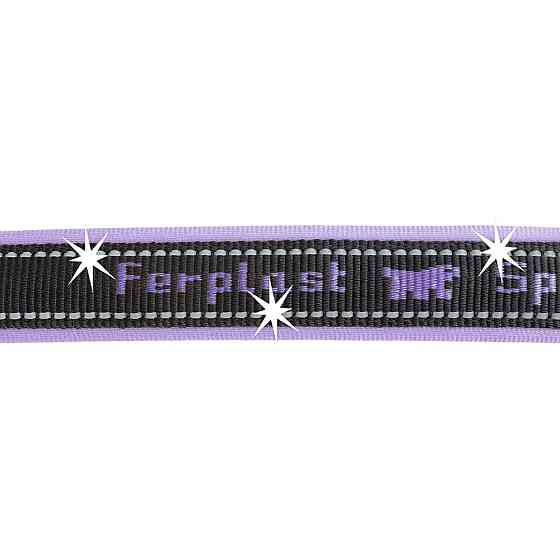 Дресировальний повідок з автоматичним карабіном для собак Ferplast Sport Dog GA (Ферпласт Спорт Дог Джі їй) GA 15/200 - 15 мм x L 200 см, Фіолетовий Запоріжжя