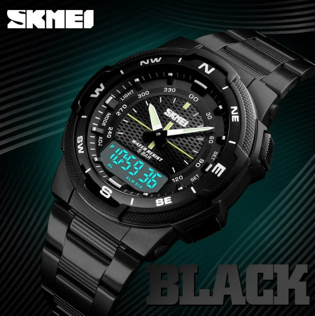 Мужские наручные часы Skmei Marshal Black VIP Винница - изображение 3