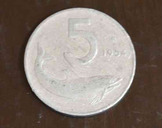 Италия 5 лир 1954,55,70 Рыба (БА) Полтава