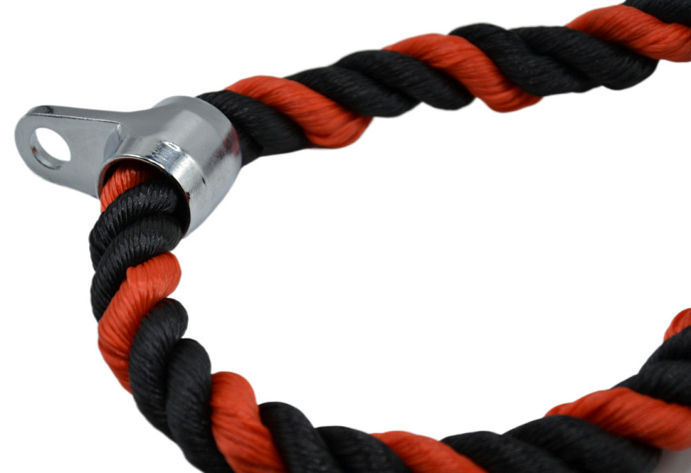 Канат для трицепса з подвійним хватом Power System PS-4041 Triceps Rope Black/Red Кам'янське - фото 7