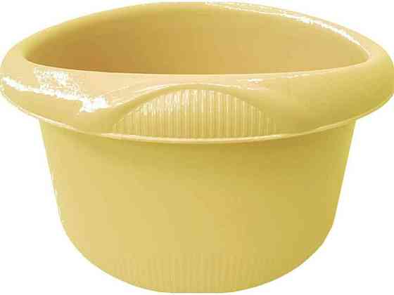 Таз пл. 15л круглий Miami Yellow 900015 ТМ EURO GOLD Київ