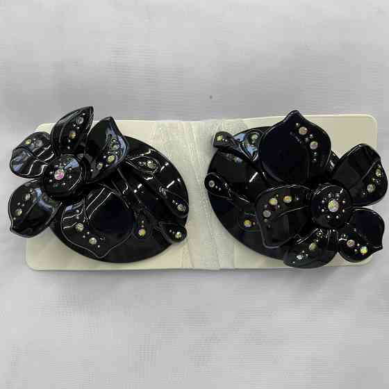 Магніти для штор і гардин Тася набір 2 шт Чорний (81-164) Київ