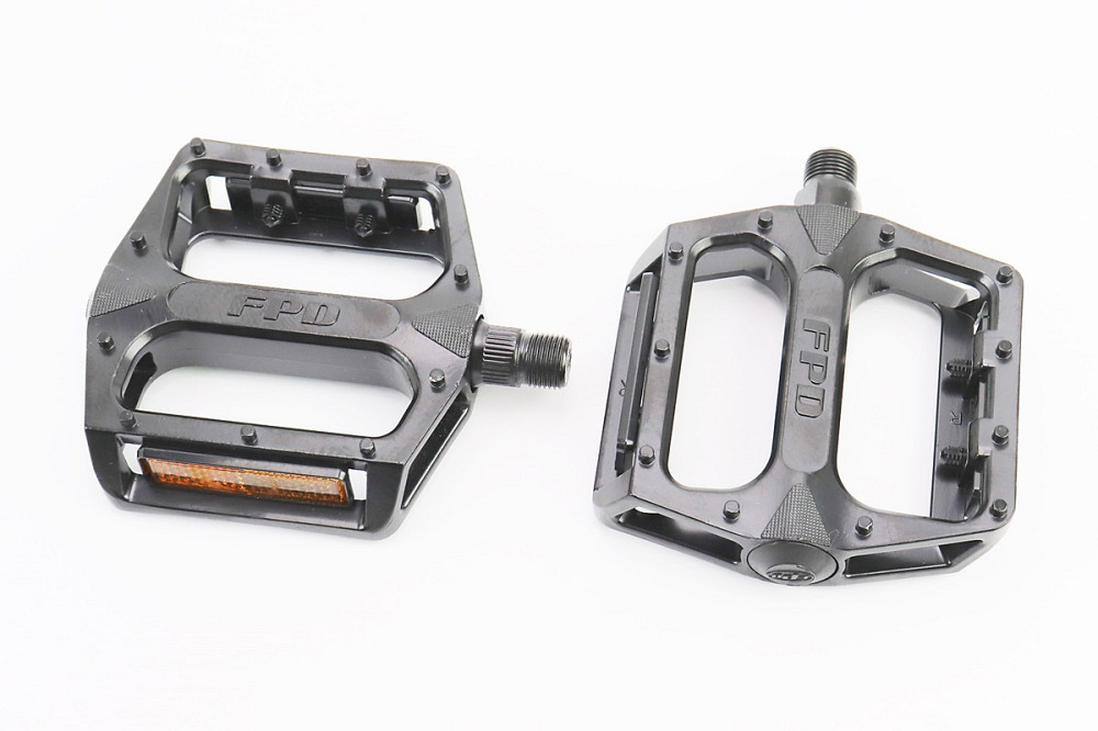 Педалі MTB широкі 9/16" (108x100x24mm) алюмінієві, чорні NWL-219 Київ - фото 1