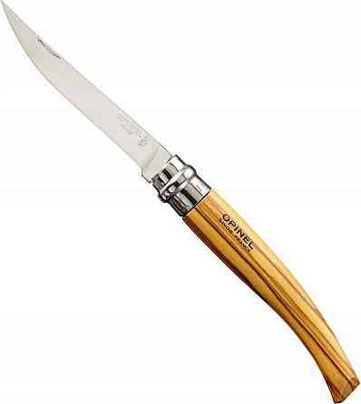 Кухонний Ніж філейний з чохлом у пеналі Opinel No.10 "Slim" (001090) Нержавіюча сталь Нововолинськ