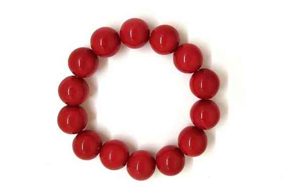 Браслет в украинском стиле красный Киев