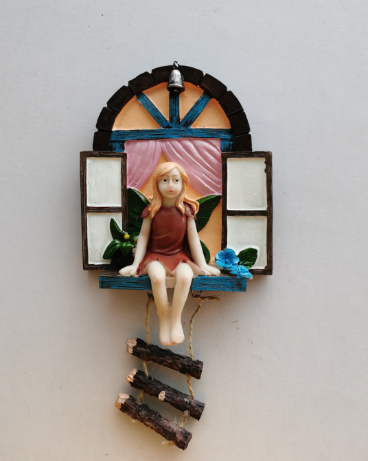 Садовая  фигура Эльфа в окошке. Полистоун Одесса - изображение 5