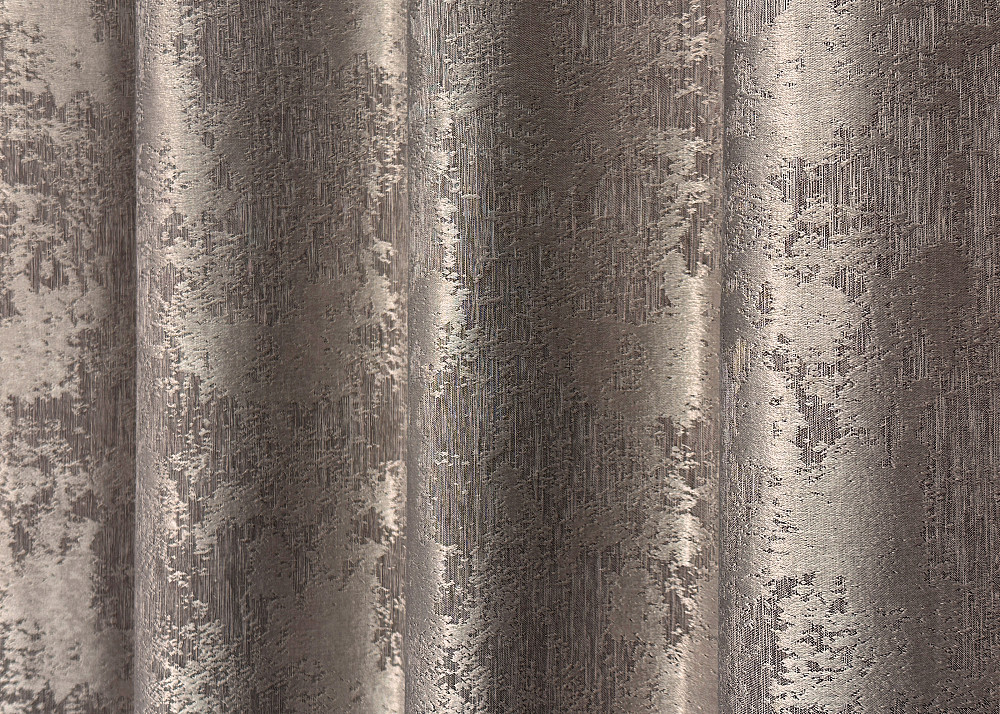 Комплект штор на люверсах VR-Textil Жакард Sultan YL № 1669ш Какао 150х250 см 2 шт (37-0184) Київ - фото 8