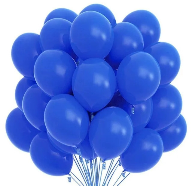 Шарики латексные пастель синий 12'' 30см Киев - изображение 1