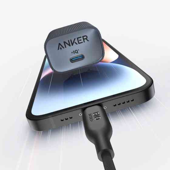 Мережевий зарядний пристрій Anker PowerPort 511 Nano IV — 30 W USB-C Black (A2337G11) ( Чорний ) Харків