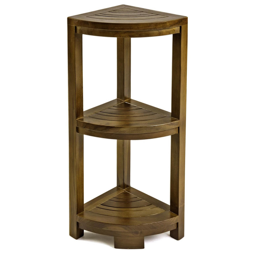 Стеллаж угловой для ванной 