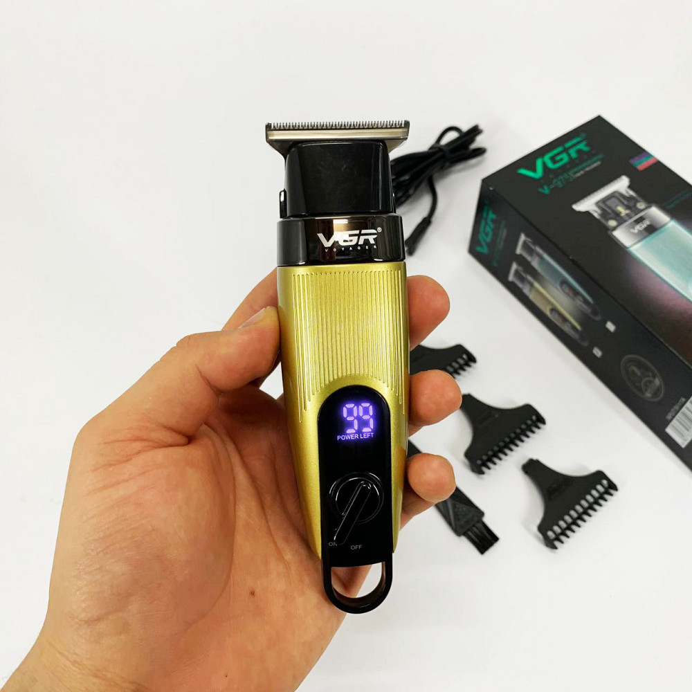 Домашня машинка акумуляторна для стрижки волосся, Тример з регульованою довжиною, Тример бездротовий YH-21 Львів - фото 9