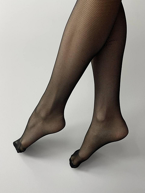 Колготки Santa Fishnet 20 den чорні, сіточка Чернівці - фото 2