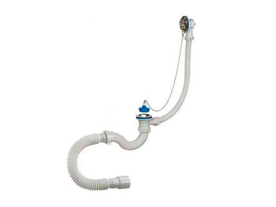 Сифон для ванни з перел. 1 1/2,з гнучкою трубою А - 40089 ТМ Waterstal   Solmir Київ