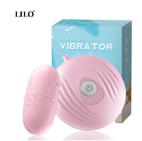 Вибро-яйцо с проводным управлением и 7 режимами вибрации Lilo Pink Sex Aura Киев