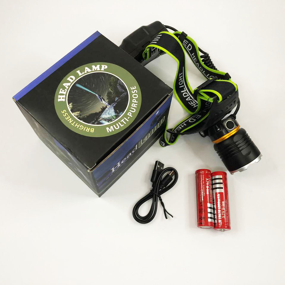 Портативный налобный фонарик, Фонарик на голову для роботы, Портативный светодиодный налобный фонарь QV-82 Львов - изображение 9