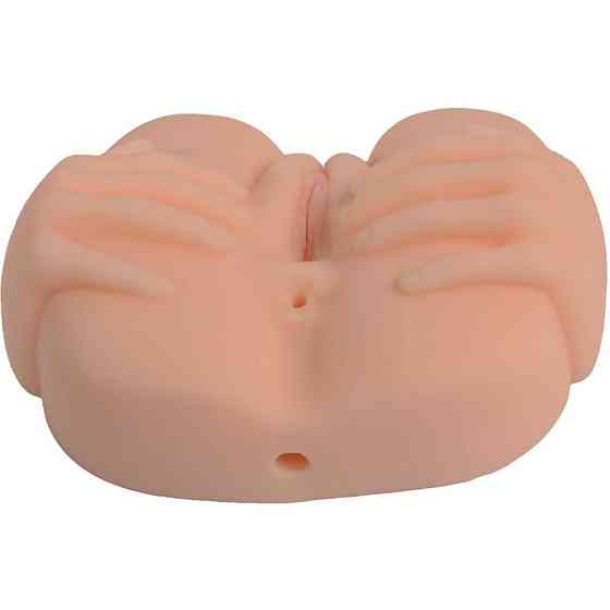 Мастурбатор Вагіна-Анус Delicate hand masturbator без вібрації тілесний Sex Aura Київ