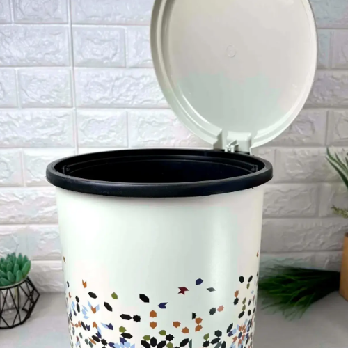 Відро для сміття 17л з педаллю пластик з малюнком мозаїка ELIF Житомир - фото 3