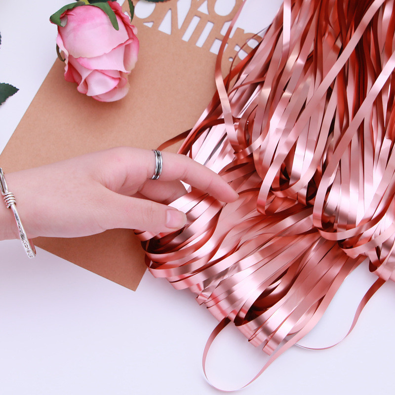 Дождик для фотозоны матовый 2 м на 1 м розовое золото Киев - изображение 1